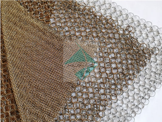 Firepe Screens lacSs304 Metal Ring Mesh Antique Colored Finished