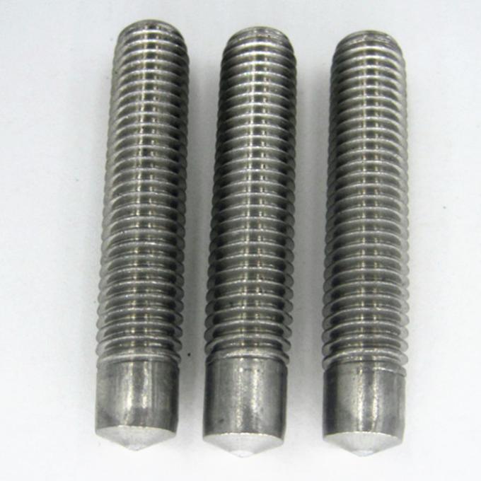 Stainless Steel Partial Thread ARC Welding Studs With A Pitch Diameter
