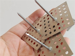 HUIHAO CUSTOM Perforated Insulation Hangers With Self Locking Washer Used For HVAC Duct Insulation W