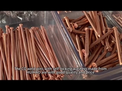 cd insulation weld pins used with a cd pin welder for marine acoustic insulation